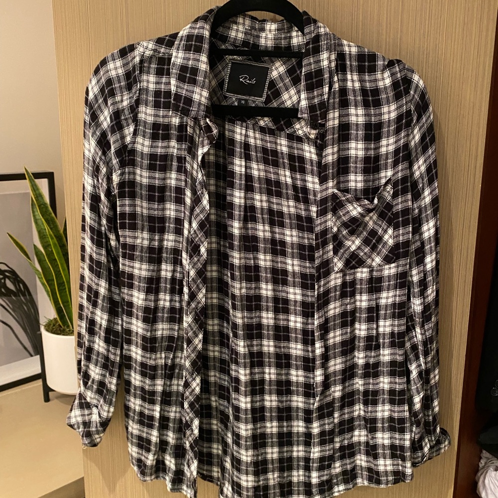 Rails plaid top
